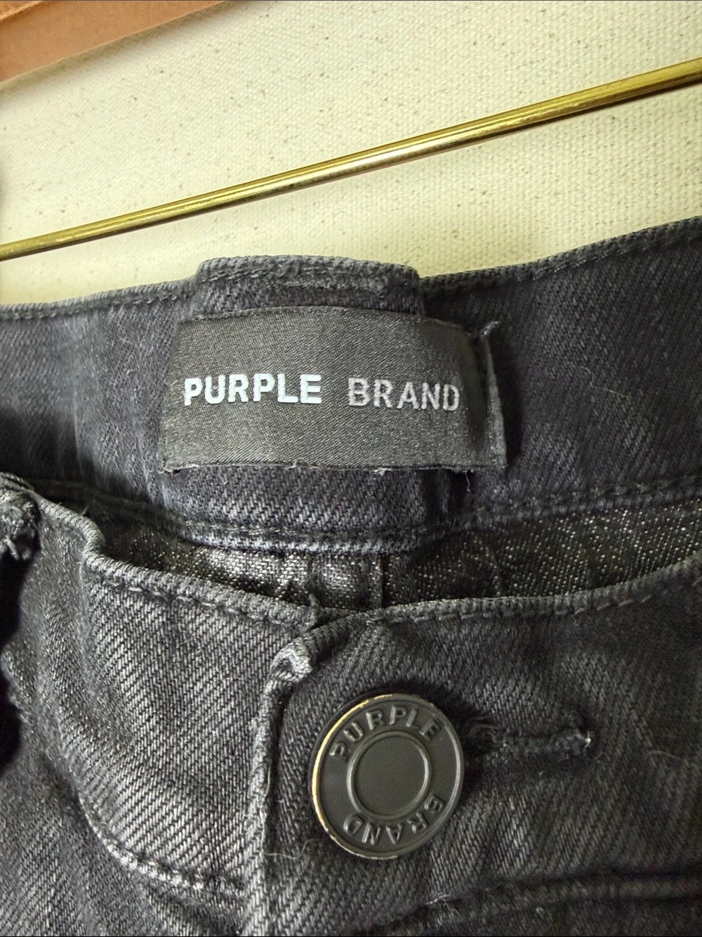 Purple Brand Men's Black Skinny Jeans